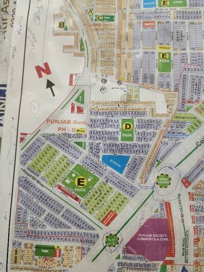 Kanal Plot For Sale Punjab Government Employee Housing Society phase 2 Near College Road & Wapda Town