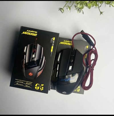 G5 Wired Gaming Mouse | RGB LED high Dpi mouse