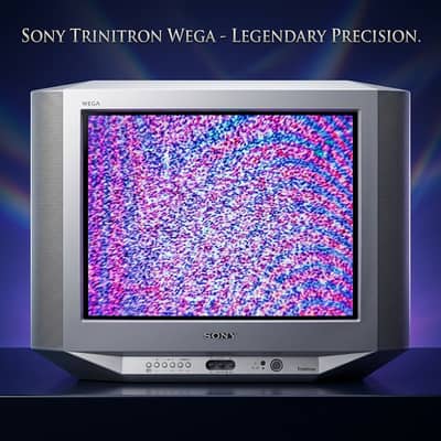 Sony Trinitron Wega 21 Inch Vintage CRT TV | Retro Gaming & Classic D
