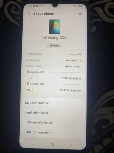 Samsung Mobile A06