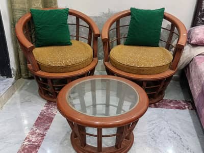 Room chair with table condition 10by 10