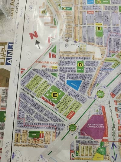 9 Marla Plot For Sale Punjab Government Employee Housing Society phase 2 Near College Road & Wapda Town