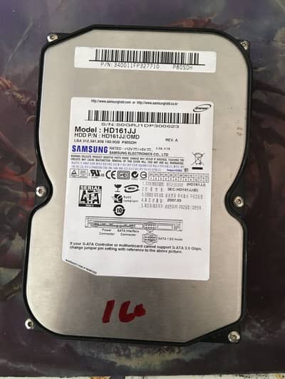 160 GB HDD For Computer Or Laptop