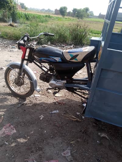 United 100cc 6x4 body size Lahore number engine ok Hy