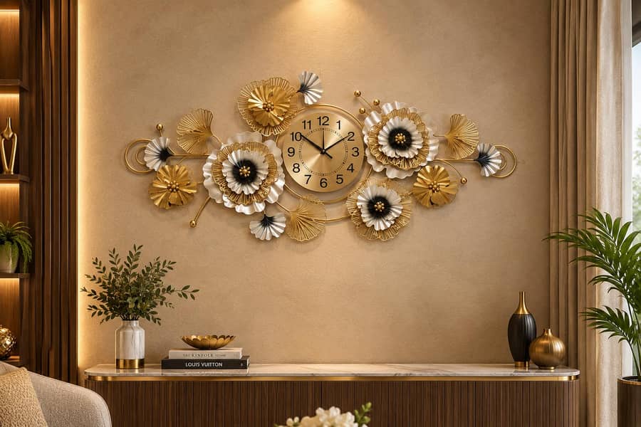 Peacock wall Clock 5