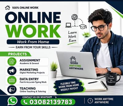 Typing Job/ Data Entry/ Assignment Job/Online Job/ Part time