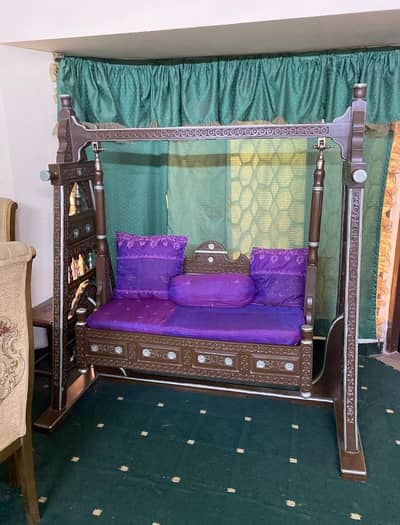 wooden swing indoor and outdoor