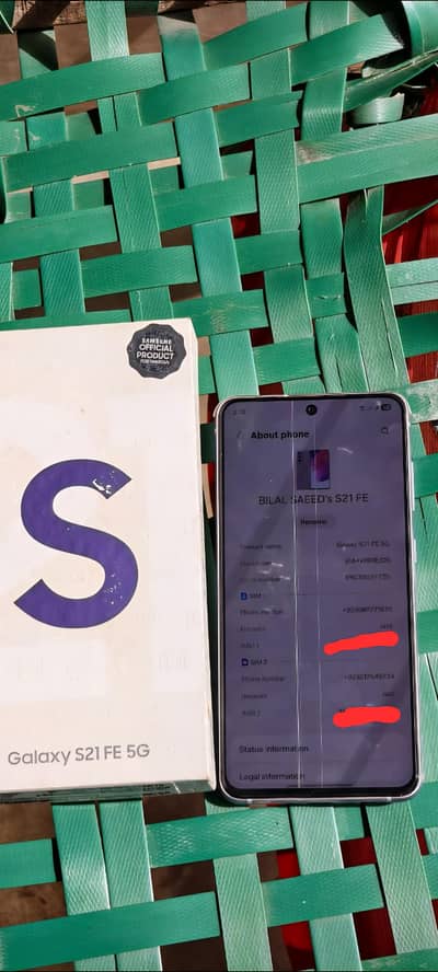 Samsung Mobile S21 FE 5G 8/256 Officail Pta Approved with Box