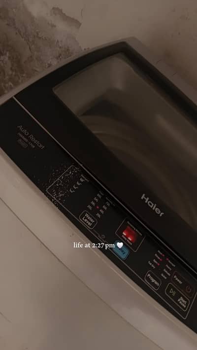 Haier 8.5 kg automatic washing machine.