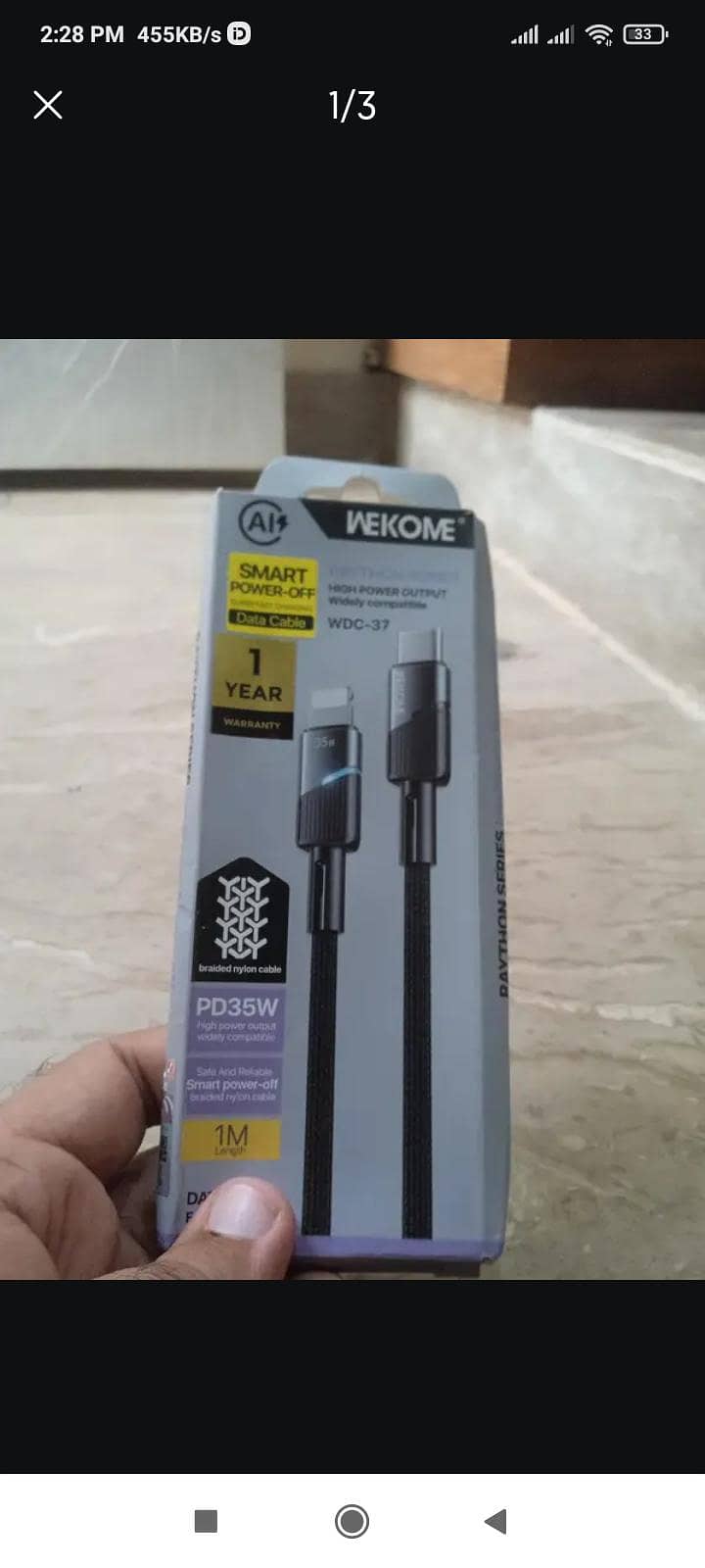 Data Cable Fast Charging Type-C to IOS 0