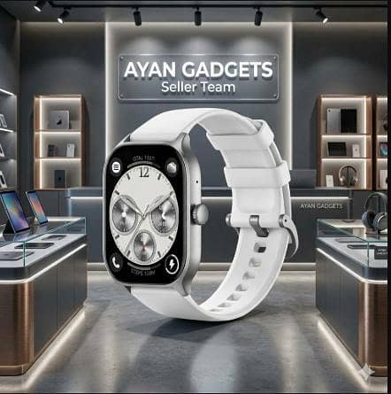 1 PCS White Waterproof Sport Smartwatch - Accurate Pedometer & Fitness Tracker Screen R3588