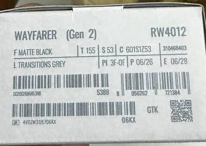 Ray-Ban Wayfarer Gen 2 RW4012
