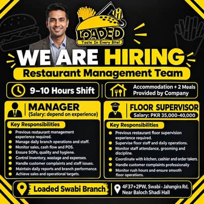 Manager & Floor Supervisor