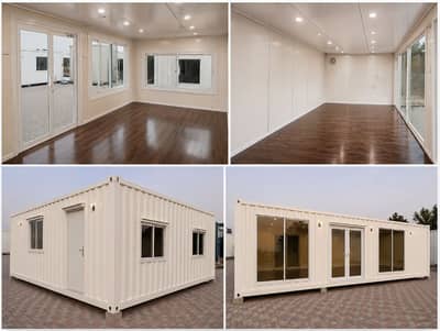 Marketing Office Container front glass site office prefab porta cabin