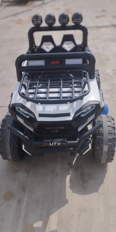 Kids 4x4 electric jeep Double Battery Remote + Self drive 10/10