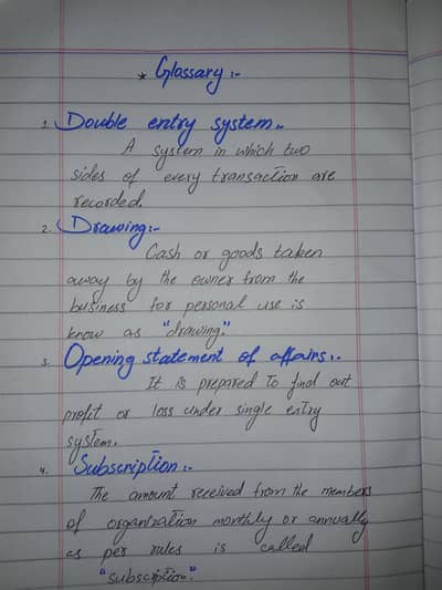 Assigment write work