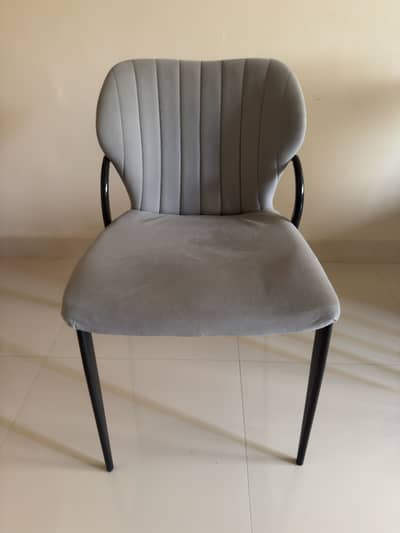 Modern Grey Dining Chair / Accent Chair – Lightly Used