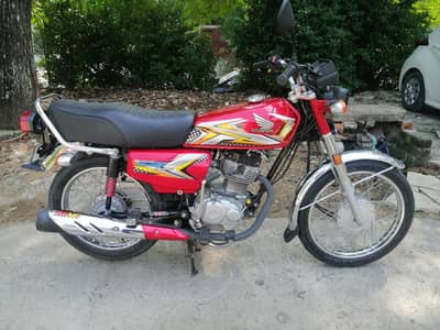 Honda CG 125 2025 model islamabad number