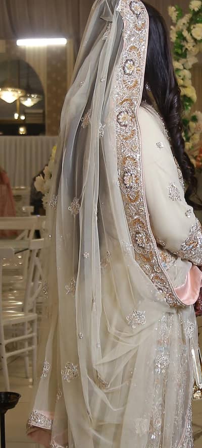 long Pastel Green walima maxci