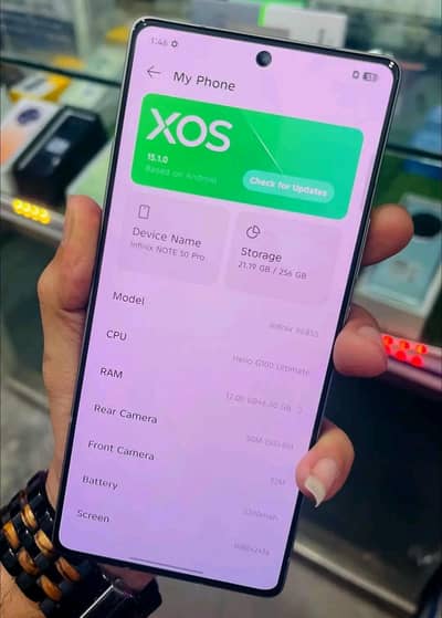 Infinix Note 50 Pro 12 GB 256gbMy WhatsApp number 03292431677