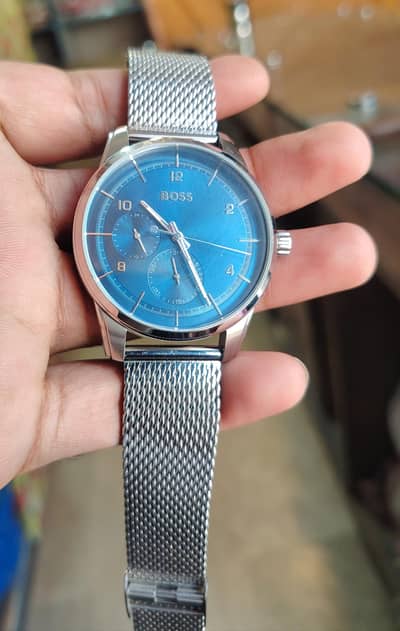 BOSS sophio blue stainless steel