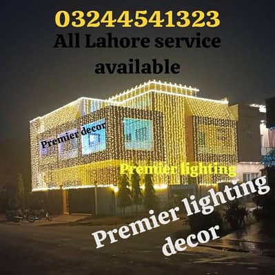 wedding lighting decoration/building lights/dj/catering/event decor