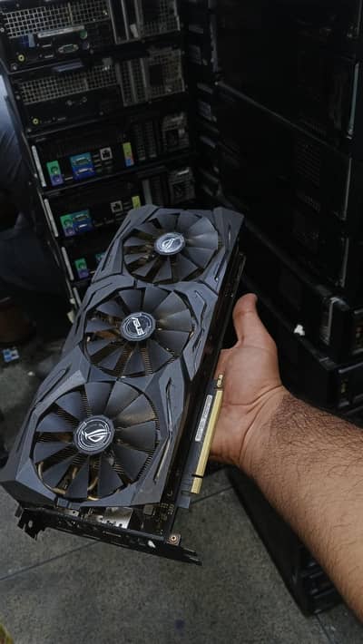 RTX 2070 8GB SYSTEM PULLED BRANDED GRAPHICS CARD FOR GAMING