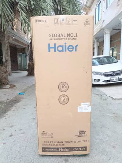 HAier fridge GD medium size like new(0316/442/6969)with warranty card