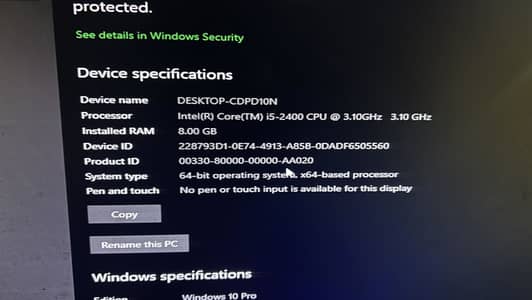 I5 2nd Generation Full Setup