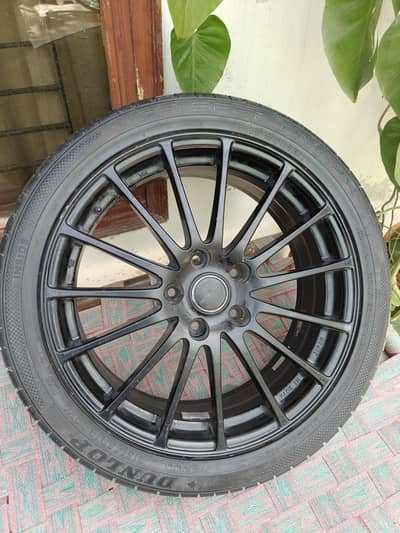Dunlop tyre 215 45 R18 with japanese Rim Chaoyang tyre 225 50 R18