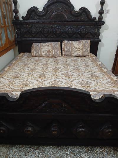 shesham wood chinioti bed set for sale