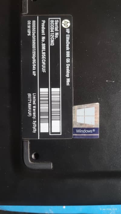 HP | HP EliteDesk 800 G5 DM Core | 9th Gen I5 |19inc monitor
