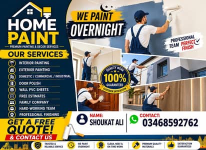 paint work home, building, office, school all of the