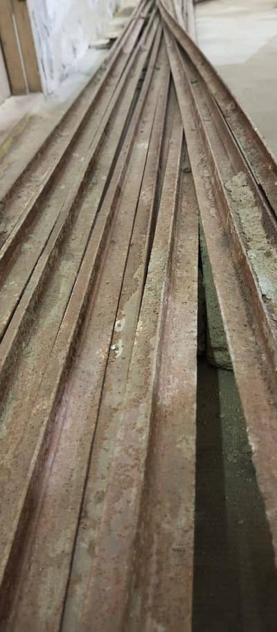 Roofing T-Iron (TR) Steel Bars - 9 Piece Solid Structural Iron