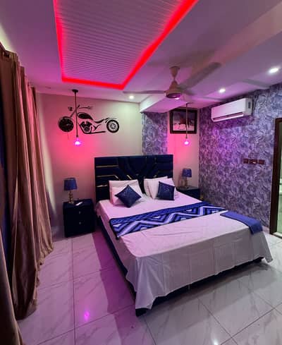 One bedroom apartment daily basis in bahria town Lahore