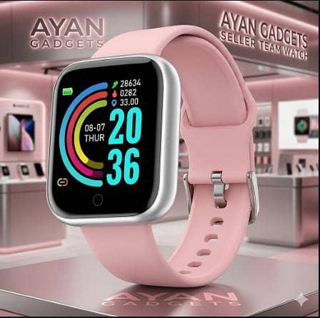 1 PCS Bluetooth Smartwatch Fitness Tracker  Notifier Bracelet - Compatible with Android & iOS R3535