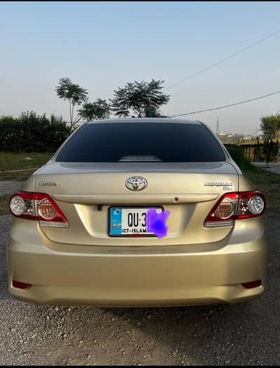 Toyota Corolla XLI 2012