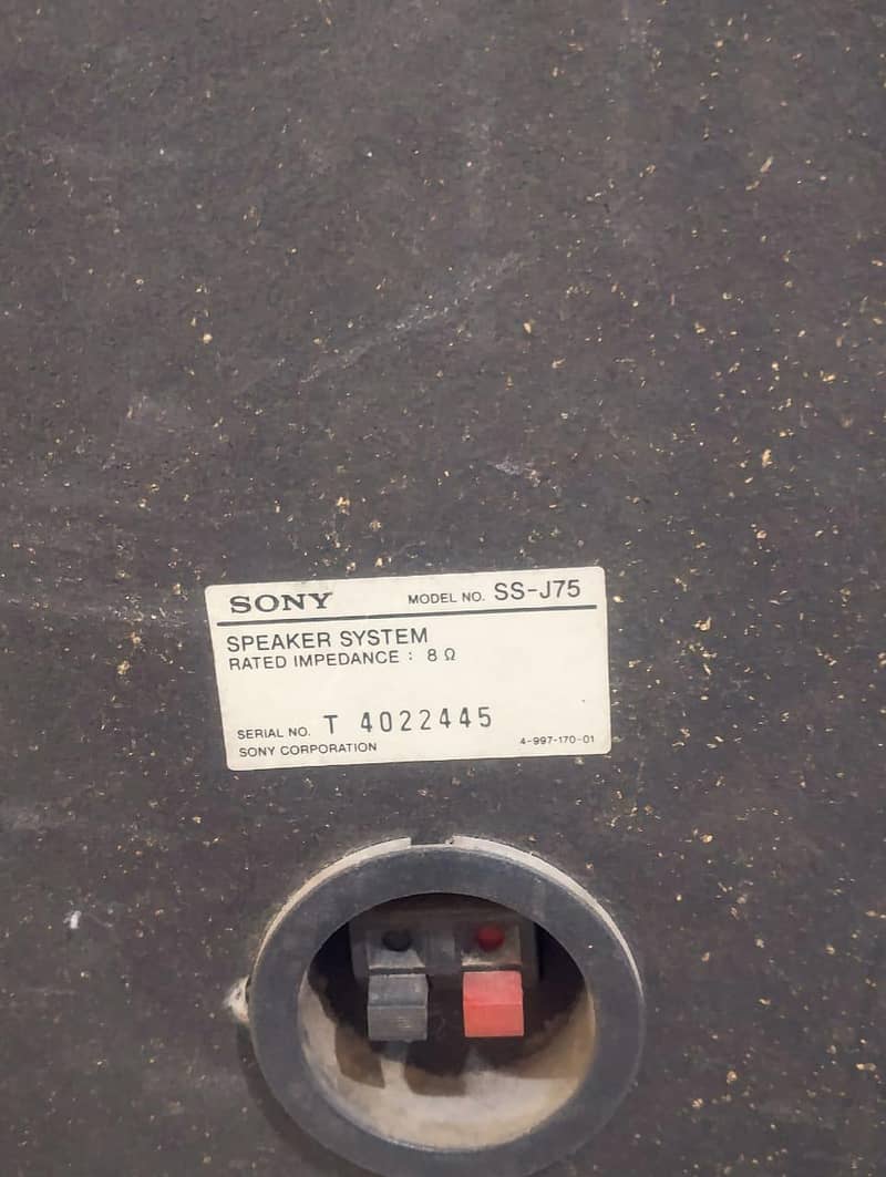 speaker Sony deck 2