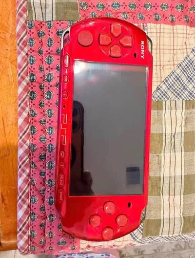 PSP 3000 Red 64GB Jailbreak With Charger