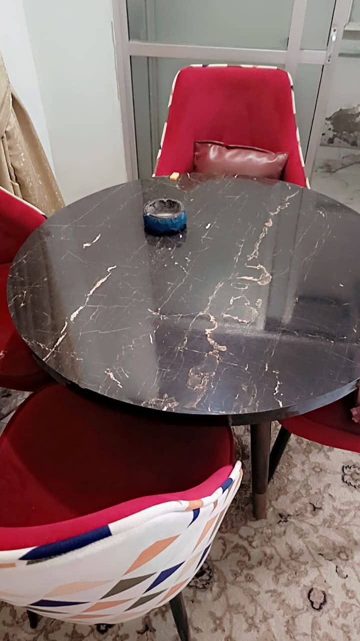 Dining table and chairs 1