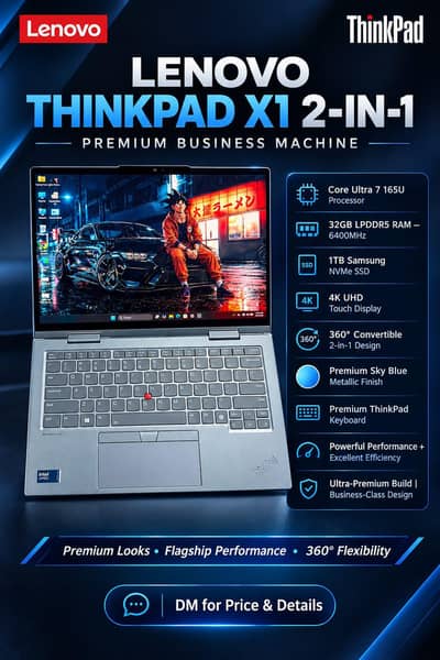MOST PREMIUM AND LATEST LENOVO THINKPAD X1 SERIES