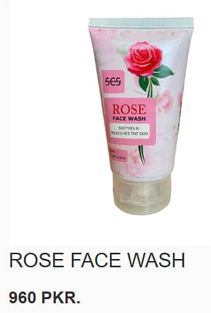 Rose Face Wash – 100ml | Skin Cleansing & Nourishing