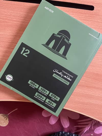 Pak Studies 12 Grade ARVO Notes BRAND NEW CONDITION