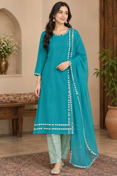 shalwar kameez with 2pata