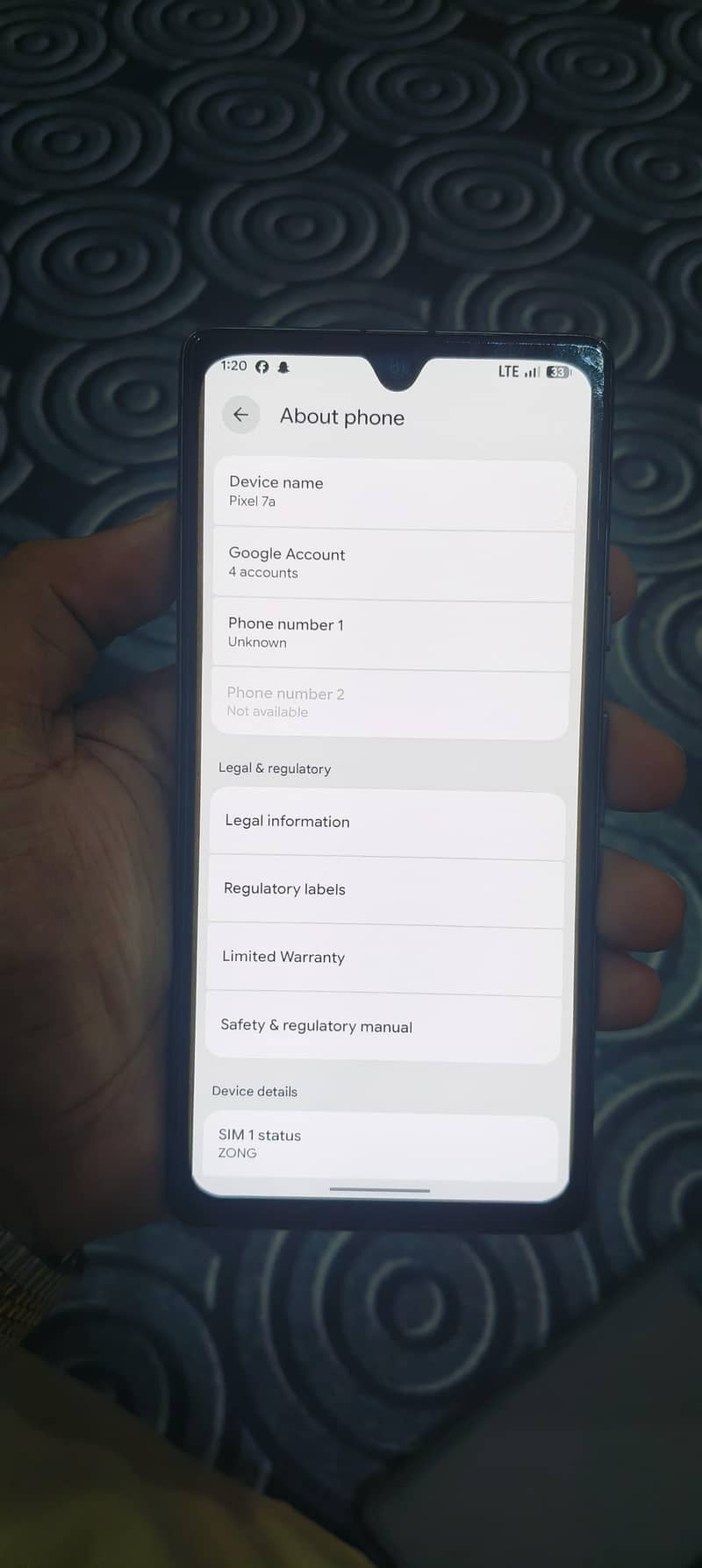 Google Pixel 7a 10