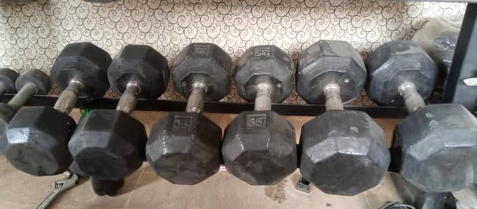 dumbbells rubber coated (03122670327)