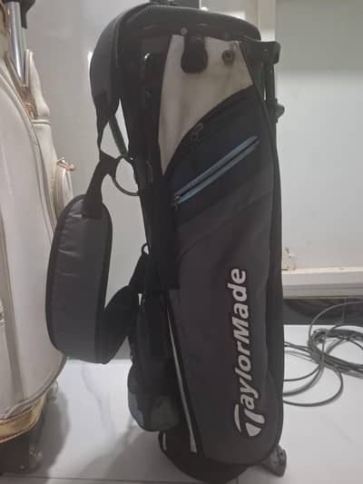 Black n blue golf bag medium size