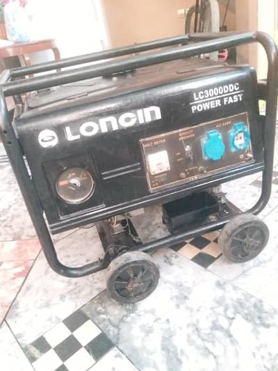 Loncin LC3000DDC 2.5KVA Petrol Generator Good Condition