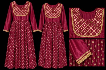 Maroon Maxi 1 piece