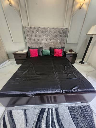 “Wooden Bed Sale – Excellent Condition